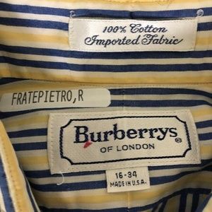 Burberry Shirt Mens 16 34